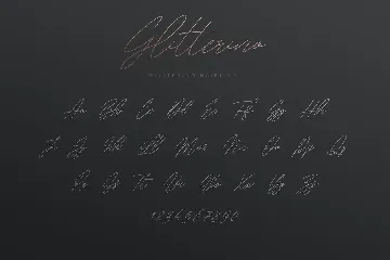 Glitterino - Stylish Script font
