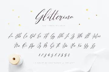 Glitterino - Stylish Script font