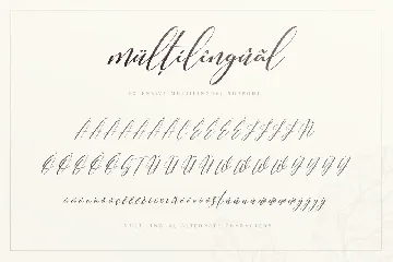 Glitterino - Stylish Script font