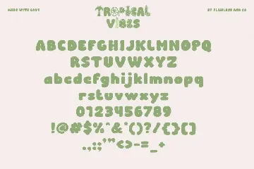 Tropical Vibes font