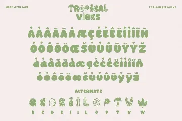 Tropical Vibes font