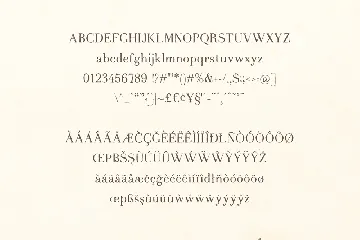 Hand-lettered rustic font