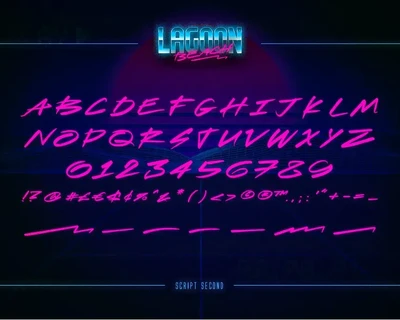 Lagoon Beach â€“ 2 in 1 Font Pack