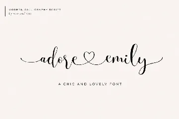 Olivia James font