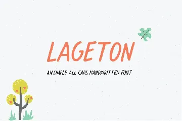 Lageton font