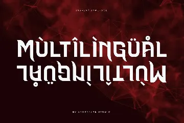 Garunda Display Typeface Font