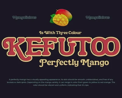 Nilkuza - Retro Display Font