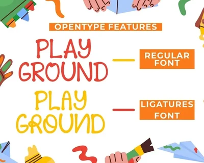 Fun Art Friends - Handwritten Font