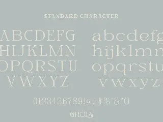 Ghola - Ligature Typeface font