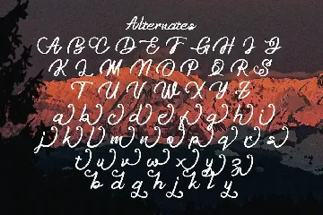 Anzim - Signature Script Font