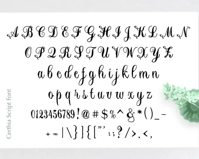 Certhian Script font