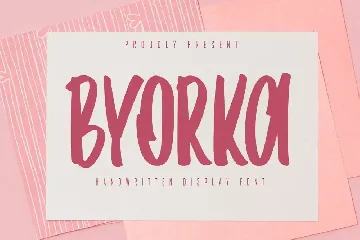 Byorka - Handwritten Font