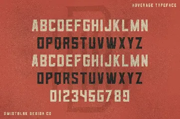 Hoverage Typeface font