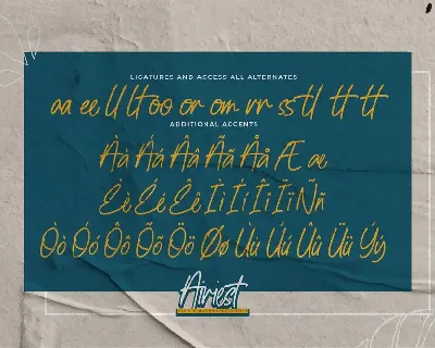 Airiest - Simple Handwriting Font