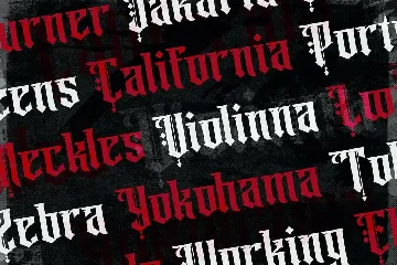 Angel Rhapsody - Blackletter Font