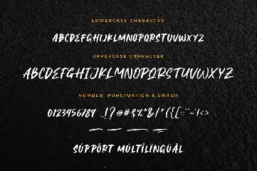 Black Shadow Font