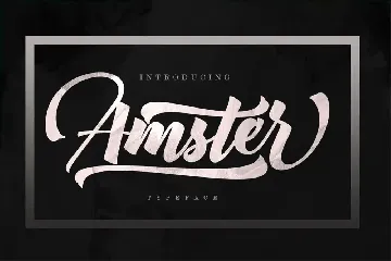 Amster font