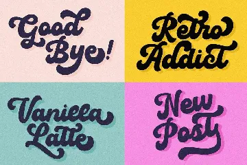 Retro Golia - A Retro Script Font