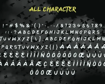 Morria - A Modern Scary Font