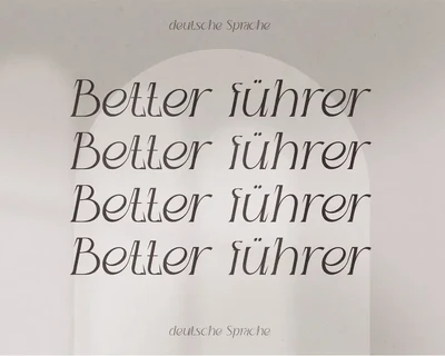 Modern Semi Italic - Druther Font