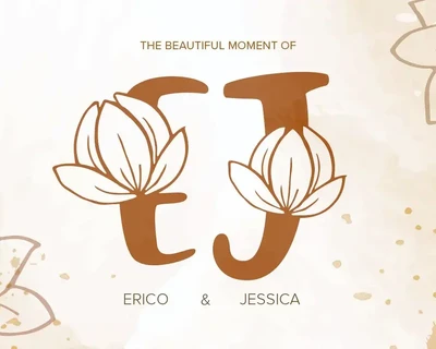 Brown Monogram Font