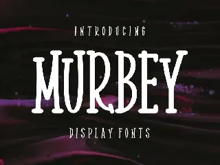Murbery Font