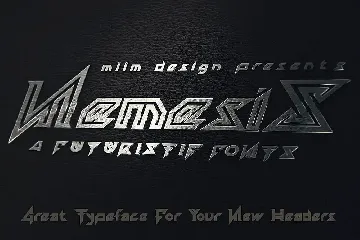 Nemesis - Futuristic Font
