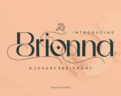 Brionna Luxury Serif Font