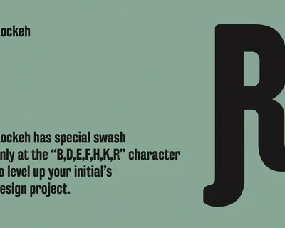 Rockeh New Decorative Display Typeface Font