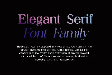 Lecherously Modern Serif Family Font