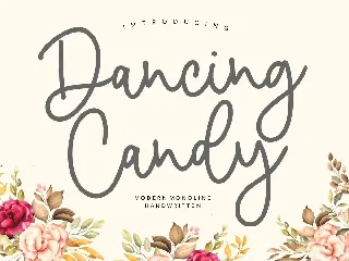 Dancing Candy Handwriting Font
