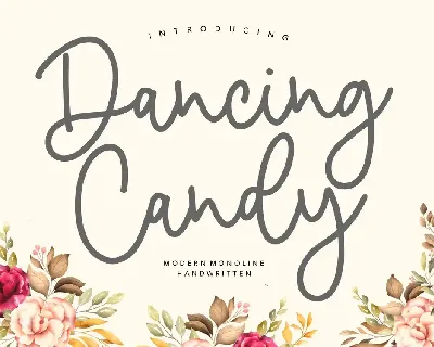 Dancing Candy Handwriting Font