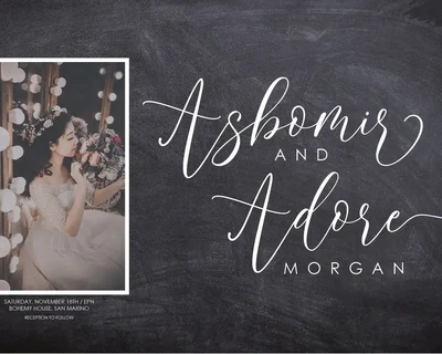 Asdore Script font