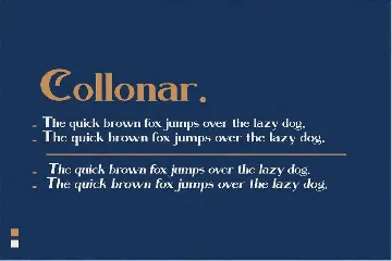 Collonar font