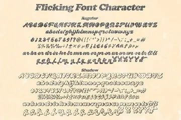 Flicking -  Retro Vintage Font