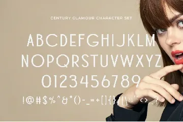 Century Glamour - Stylish Sans Serif. font