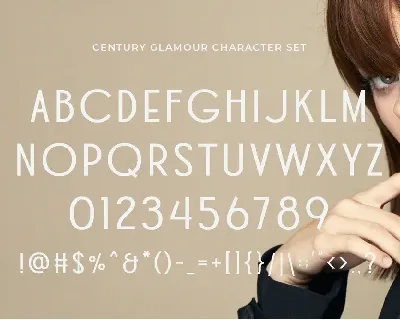 Century Glamour - Stylish Sans Serif. font