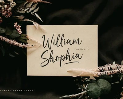 Breathing Fresh Script Font