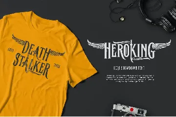 The Hero King Typeface font