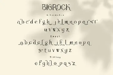 Bigrock font