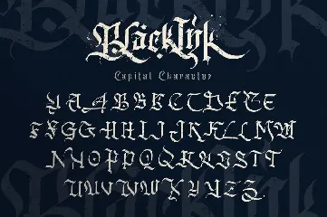 Blackink - Blackletter Font