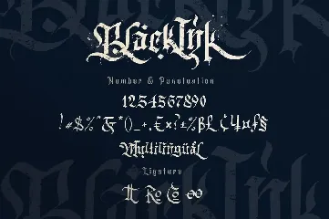 Blackink - Blackletter Font