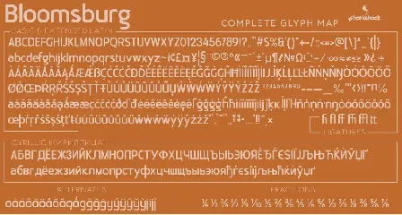 Bloomsburg font