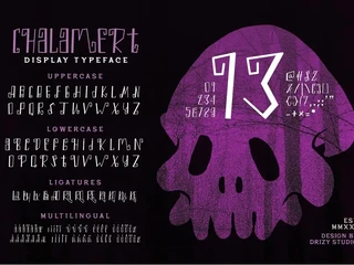 Chalamert - Halloween Display Font