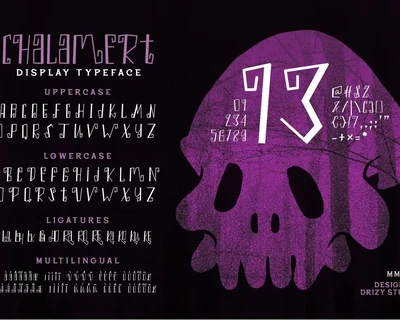 Chalamert - Halloween Display Font