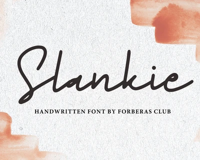 Slankie font
