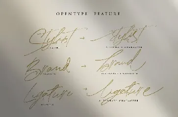 Purxious Signature font