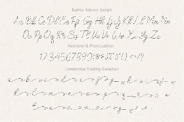Bailey Sidney font