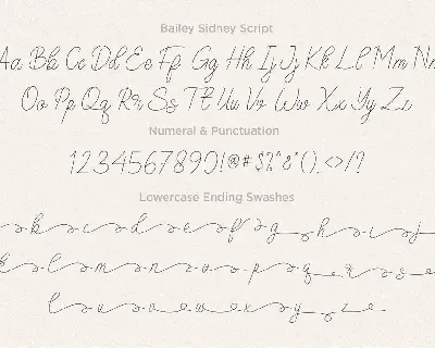 Bailey Sidney font