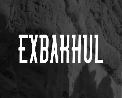 Exbakhul font